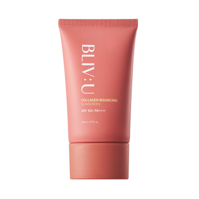 Сонцезахисний крем з колагеном BLIV:U Collagen Bouncing Sunscreen, 50 ml RL048 фото