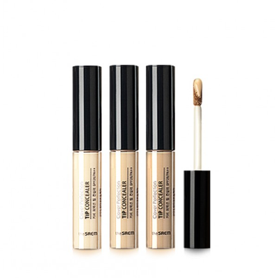 Консилер зі світловідбиваючими частинками THE SAEM COVER PERFECTION TIP CONCEALER, 7ml TheSaem0001 фото