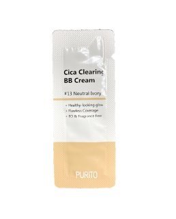 Тестер BB-крем с центеллою PURITO Cica Clearing BB Cream #13 Neutral Ivory 1 g PRT007 фото