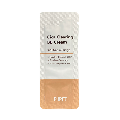 Тестер BB-крем з центеллою PURITO Cica Clearing BB Cream #23 Natural Beige 1 g PRT013 фото