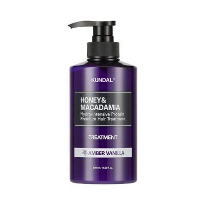 Кондиціонер для волосся Honey & Macadamia Treatment Amber Vanilla 500ml Kundal KU013 фото