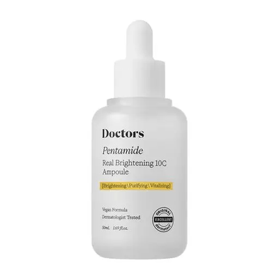 Сироватка для освітлення та рівного тону шкіри Doctors Pentamide Real Brightening 10C Ampoule 50 ml DS0005 фото