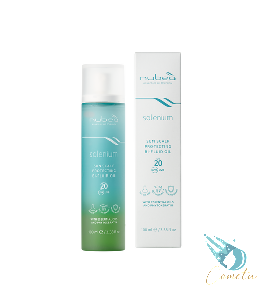 Двофазний захисний флюїд для шкіри голови &mdash; Scalp Protective Fluid SPF20 Nubea Solenium, 100 мл 27004 фото