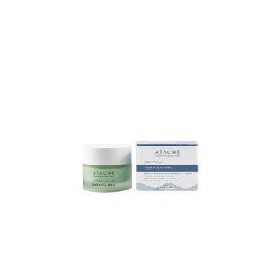 Відновлювальна заспокійлива маска Atache Essentielle Reafirming Mask Green Tea 50 ml ACE0001 фото