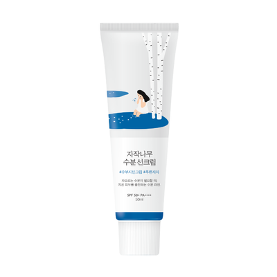 Сонцезахисний крем з березовим соком ROUND LAB Birch Juice Moisturizing Sunscreen 50 ml RL002 фото