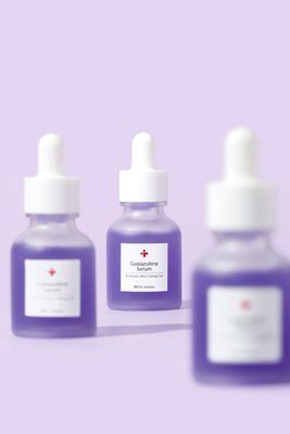 Інтенсивна заспокійлива сироватка з гвайазуленом та троксерутином CU Dr. Solution Guaiazulene Serum 30 ml Cuskin047 фото