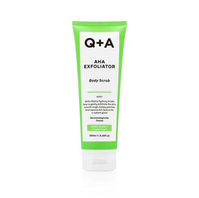 Скраб для тіла з AHA-кислотами Q+A AHA Exfoliator Body Scrub 250ml QA007 фото