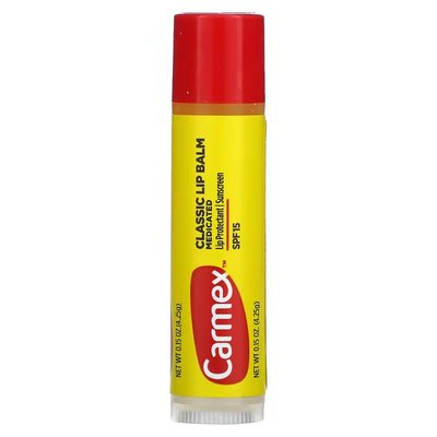 Класичний лікувальний бальзам для губ Кармекс Carmex SPF 15, 4,25 g Carmex002 фото