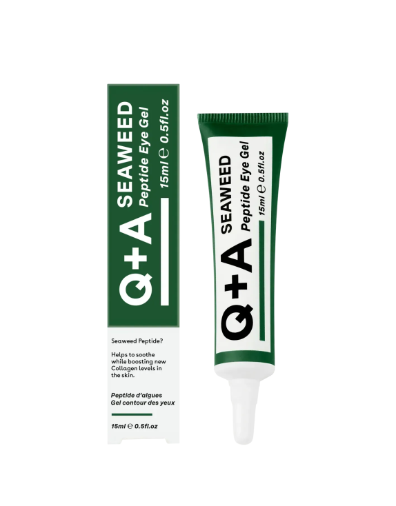 Q+A Seaweed Peptide Eye Gel Гель для шкіри навколо очей з пептидами, 15 мл