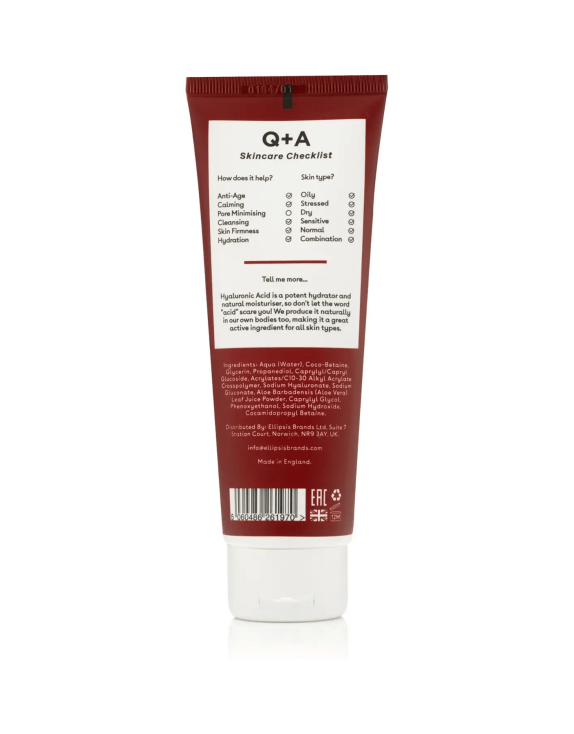 Q+A Hyaluronic Acid Cleansing Gel Гель для вмивання з гіалуроновою кислотою, 125 мл