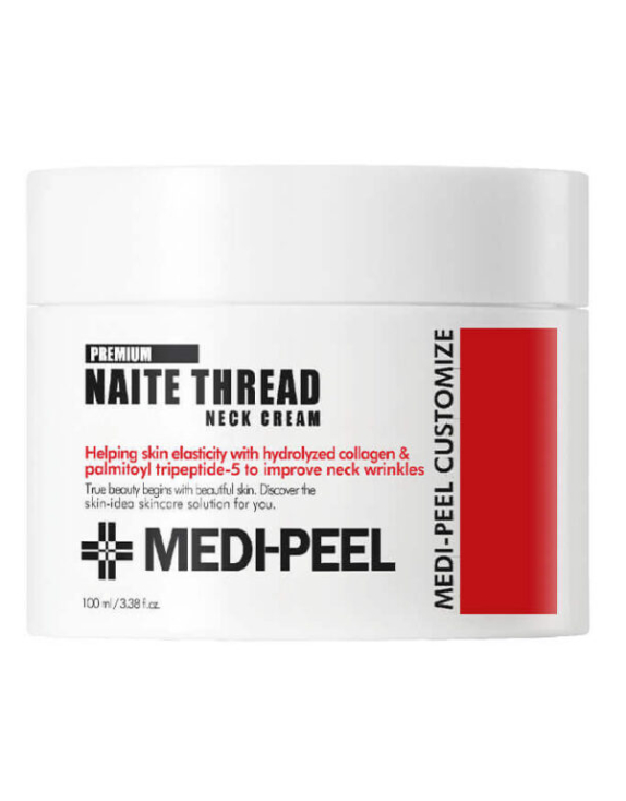 MEDI-PEEL Premium Collagen Naite Thread Neck Cream 2.0 Підтягуючий крем для шиї з колагеном та пептидами, 100 мл