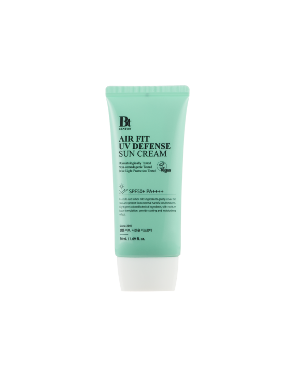 Benton Air Fit UV Defense Sun Cream SPF50+/PA++++ сонцезахисний крем з центелою, 50 мл