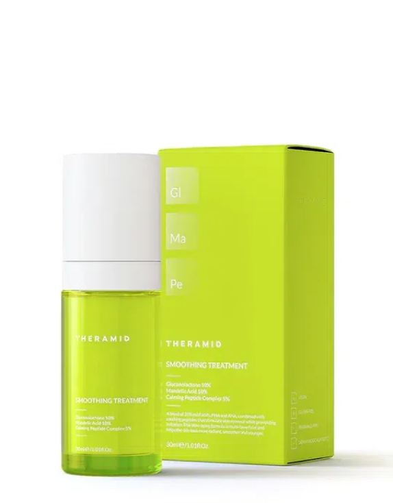 Theramid Smoothing Treatment сироватка для обличчя з м’якими кислотами для сяйва шкіри, 30 мл