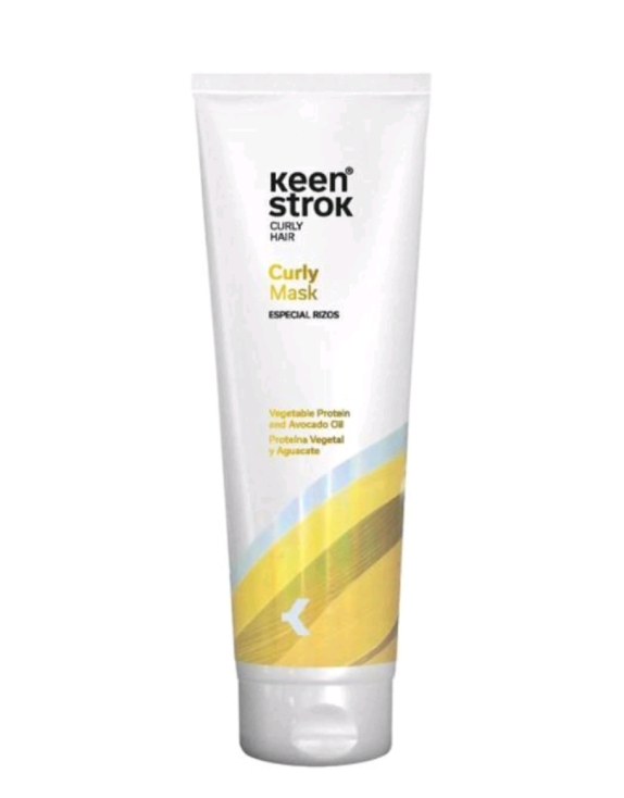 Keen Strok Curly Mask — Відновлююча маска для кучерявого та хвилястого волосся, 250 мл