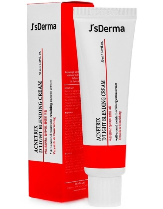 J’sDerma acnetrix d’light blending cream — відновлювальний крем для проблемної шкіри, 50 мл