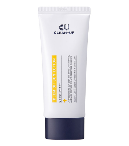 Clean-Up Blemish Sun Lotion SPF 50+ PA++++ Сонцезахисний лосьйон з ліпосомами на стабільних фільтрах, 60 мл