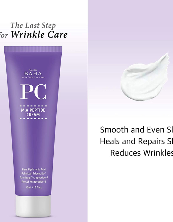 Cos De Baha Peptide Cream пептидний крем проти зморшок для пружності та зволоження, 60 мл