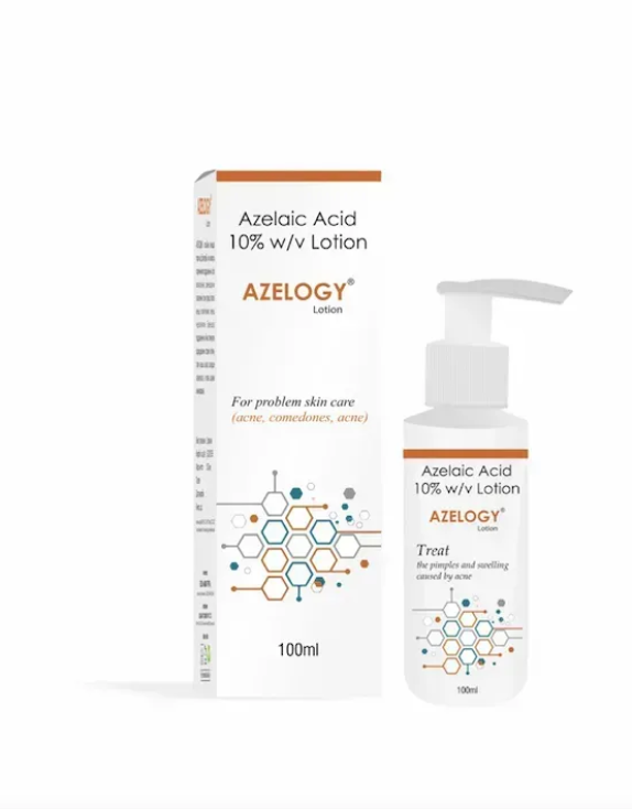 Azelogy Azelaic Acid 10% лосьйон з кислотами для проблемної шкіри, 100 мл