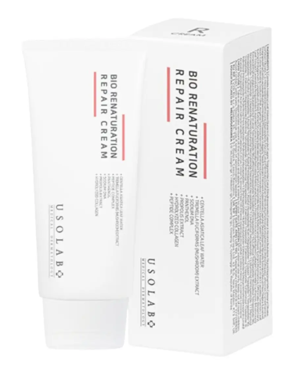 Usolab Bio Renaturation Repair Cream крем для інтенсивної регенерації та омолодження шкіри, 50 мл