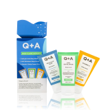 Q+A Skincare Heroes Set базовий набір догляду з гіалуроновою кислотою, ніацинамідом, керамідами та вітаміном С