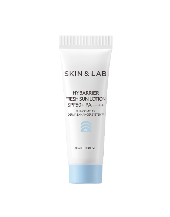 SKIN&LAB Hybarrier Fresh Sun Lotion SPF50+ PA++++ Зволожуючий сонцезахисний лосьйон для обличчя, 10 мл
