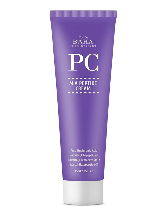 Cos De Baha Peptide Cream пептидний крем проти зморшок для пружності та зволоження, 60 мл