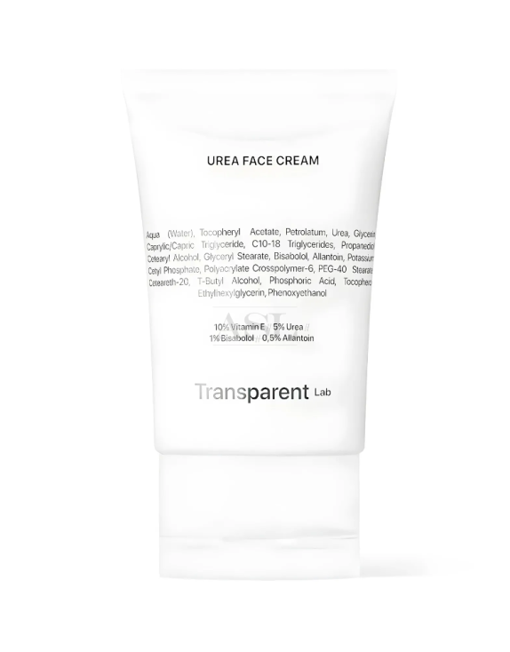 Transparent Lab Urea Face Cream зволожуючий крем для обличчя з сечовиною, 50 мл