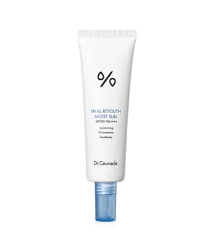 Dr. Ceuracle Hyal Reyouth Moist Sun SPF50+ PA++++ Зволожуючий сонцезахисний крем для обличчя, 50 мл