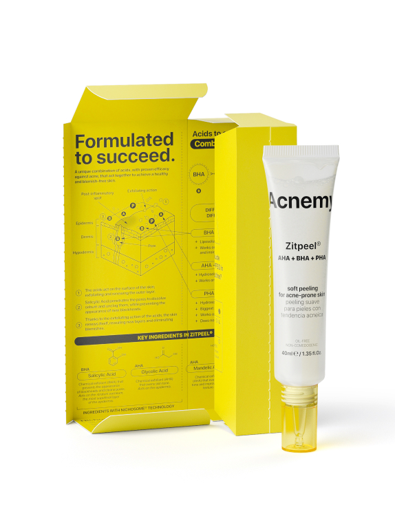 Acnemy ZITPEEL Gentle Exfoliant ніжний пілінг для проблемної шкіри, 40 мл