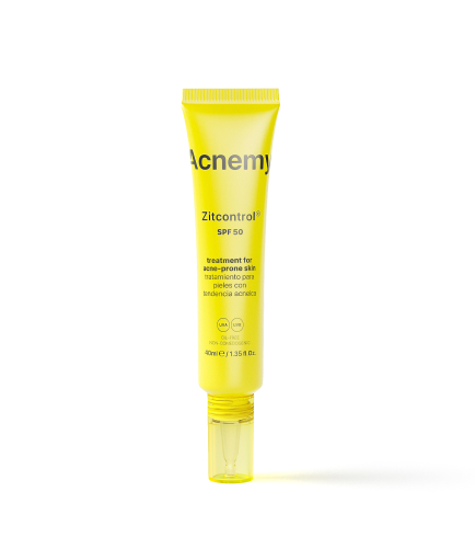 Acnemy ZITCONTROL Sunscreen SPF 50+ Сонцезахисний крем SPF 50+ для жирної та комбінованої шкіри, 40 мл