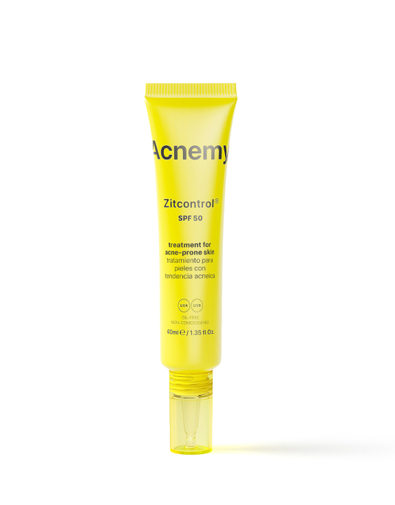 Acnemy ZITCONTROL Sunscreen SPF 50+ Сонцезахисний крем SPF 50+ для жирної та комбінованої шкіри, 40 мл