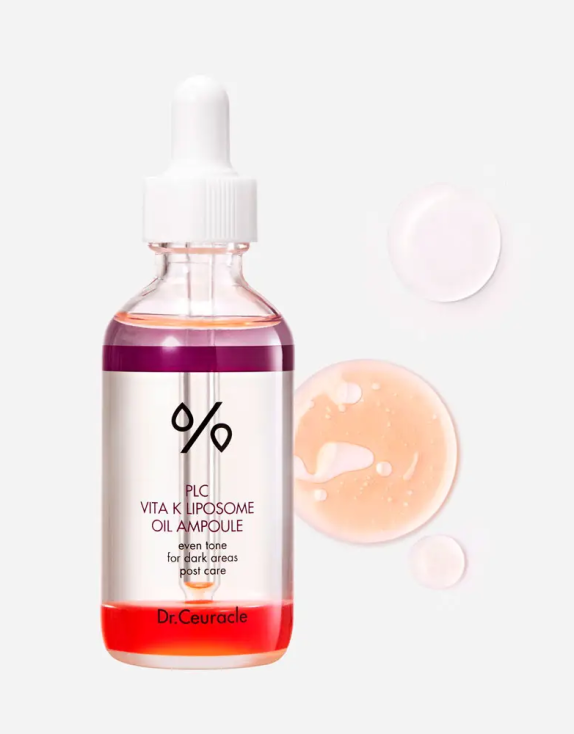 Dr. Ceuracle PLC Vita K Liposome Oil Ampoule Ампульна сироватка для обличчя з ліпосомальним вітаміном K, 50 мл