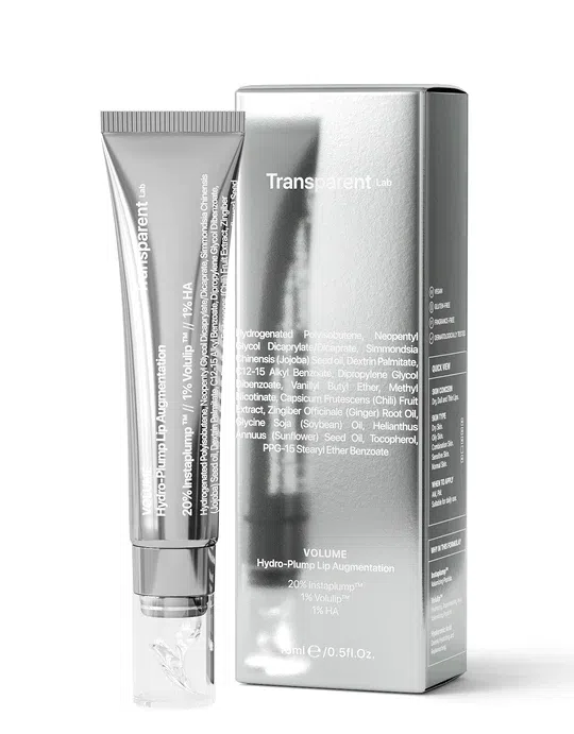 Transparent Lab Volume Hydro Plump Lip Treatment бальзам для збільшення об’єму губ, 15 мл