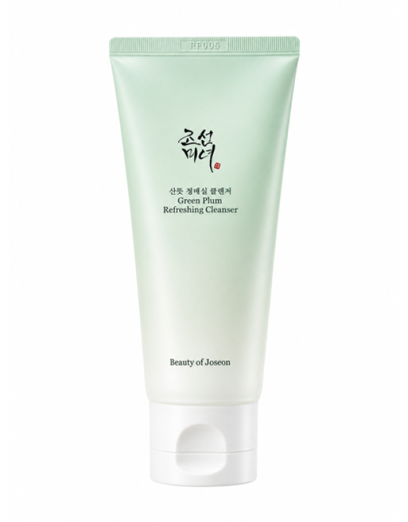 Beauty of Joseon Green Plum Refreshing Cleanser пінка з нейтральним pH для чутливої шкіри з екстрактом зеленої сливи та бобових, 100 мл