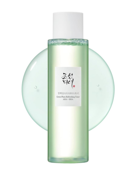 Beauty of Joseon Green Plum Refreshing Toner AHA + BHA Тонер для обличчя з кислотами для оновлення шкіри, 150 мл
