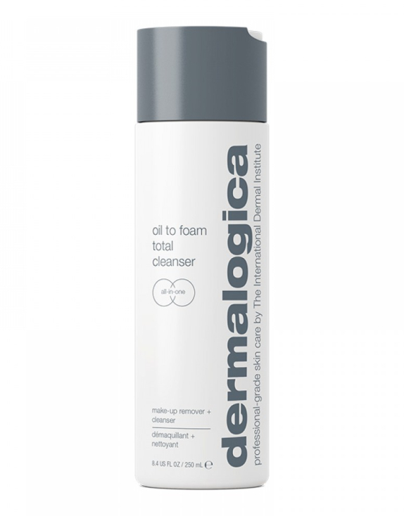 Dermalogica Oil to Foam Total Cleanser Гелево-масляний очищувач для обличчя з ефектом 2-в-1, 250 мл