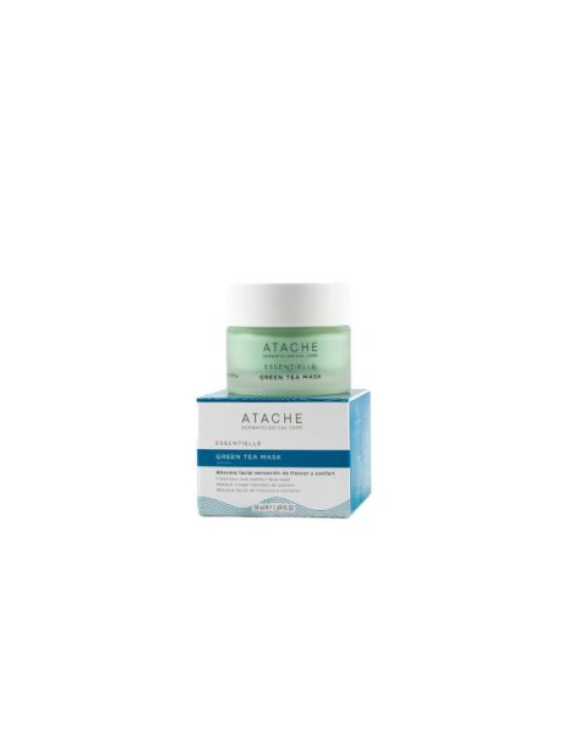Atache Essentielle Green Tea Reafirming Mask відновлювальна заспокійлива маска з зеленим чаєм, 50 мл