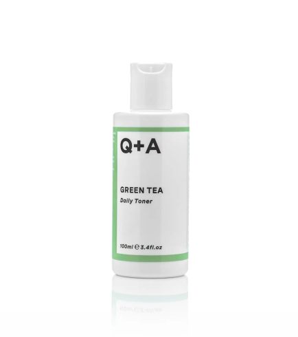 Q+A Green Tea Daily Toner тонер для обличчя із зеленим чаєм для щоденного заспокоєння та балансу шкіри, 100 мл