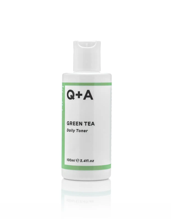Q+A Green Tea Daily Toner тонер для обличчя із зеленим чаєм для щоденного заспокоєння та балансу шкіри, 100 мл
