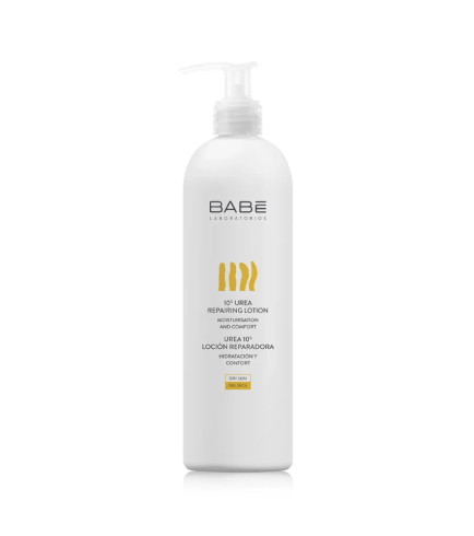BABE Urea 10% Repairing Lotion відновлюючий лосьйон для сухої та чутливої шкіри, 500 мл