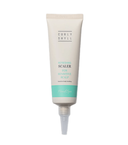 CURLYSHYLL Refreshing Scaler очищаючий пілінг для чутливої шкіри голови, 120 мл