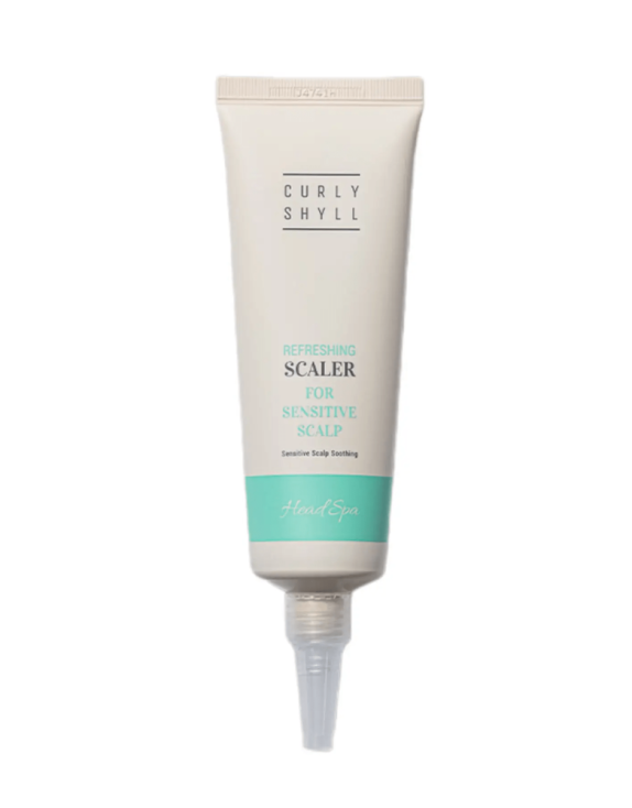 CURLYSHYLL Refreshing Scaler очищаючий пілінг для чутливої шкіри голови, 120 мл