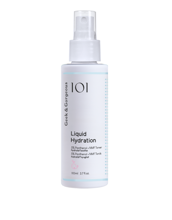 Geek & Gorgeous Liquid Hydration Зволожувальний спрей-тонер з пантенолом, 110 мл