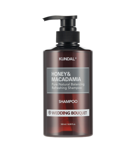 Kundal Honey & Macadamia Nature Shampoo Cherry Blossom Відновлюючий шампунь для волосся з ароматом вишневого цвіту, 500 мл