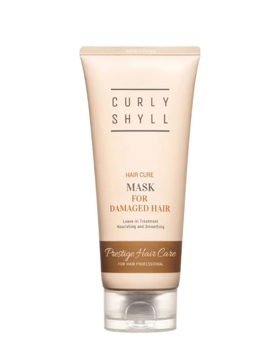 CURLYSHYLL Hair Cure Mask незмивна термозахисна відновлююча маска для пошкодженого волосся, 100 мл
