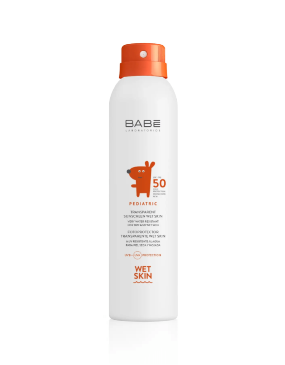 BABE Pediatric Transparent Sunscreen Spray SPF 50+ прозорий дитячий сонцезахисний спрей, 200 мл