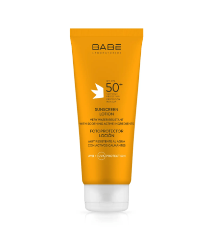 BABE Sunscreen Lotion SPF 50+ сонцезахисний лосьйон для обличчя та тіла, 200 мл