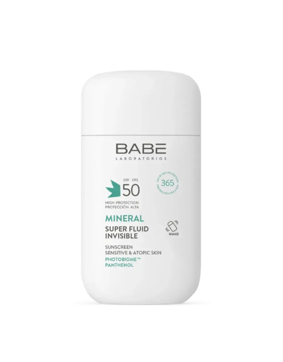 BABE Mineral Sunscreen Fluid SPF 50 мінеральний сонцезахисний флюїд з фізичними фільтрами, 50 мл