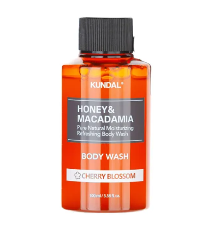 Kundal Honey & Macadamia Body Wash Cherry Blossom Гель для душу з ароматом вишневого цвіту, 100 мл