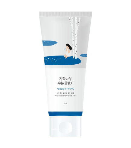 ROUND LAB Birch Juice Moisturizing Cleanser Очищуючий гель для обличчя з березовим соком, 150 мл